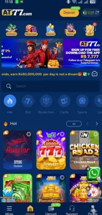 AT77 game photo show top available games inside in app 