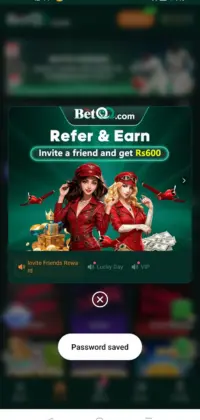 Betqq game Refer Earn image.